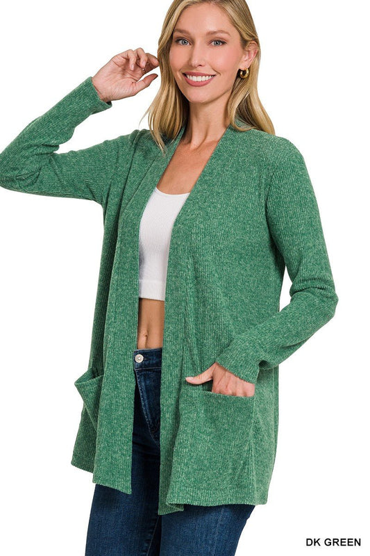 Comet Ribbed Cardi - Arrowhead Boutique