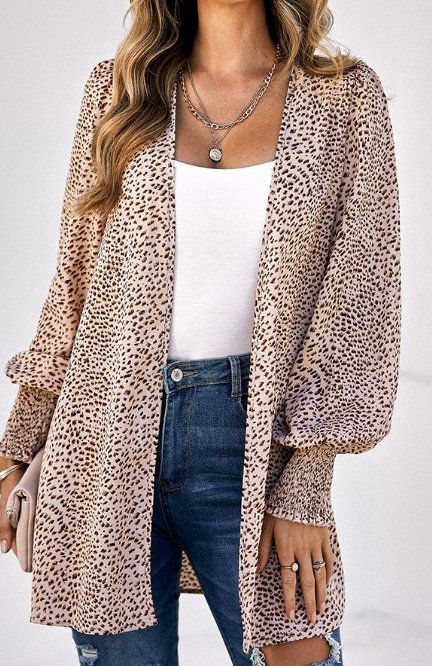 Leopard Cardi - Arrowhead Boutique