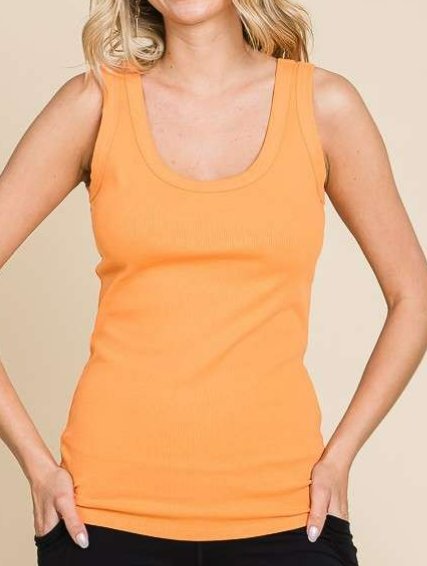 Mango Scoop Tank - Arrowhead Boutique