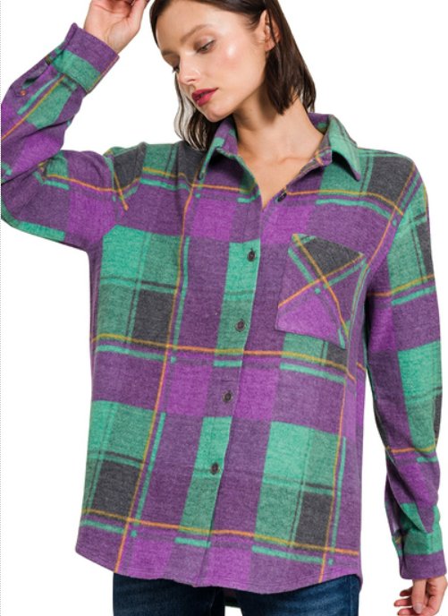 Purple Plaid - Arrowhead Boutique