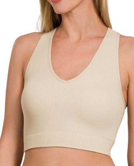 Ribbed Bralette - Arrowhead Boutique