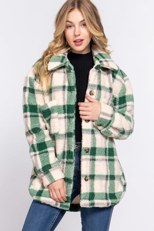 Fuzzy Jacket - Arrowhead Boutique